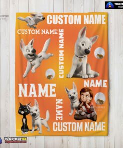 Official Disney Bolt And Penny Blanket Fleece Customized Blanket
