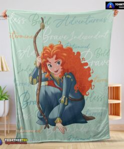Official Disney Brave Merida Princess Blanket Fleece
