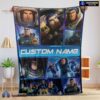 Official Disney Buzz Lightyear Collage Fleece Customized Blanket