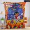 Official Disney Cartoon COCO Boy With Guitar Cute Blanket Fleece Customized Blanket