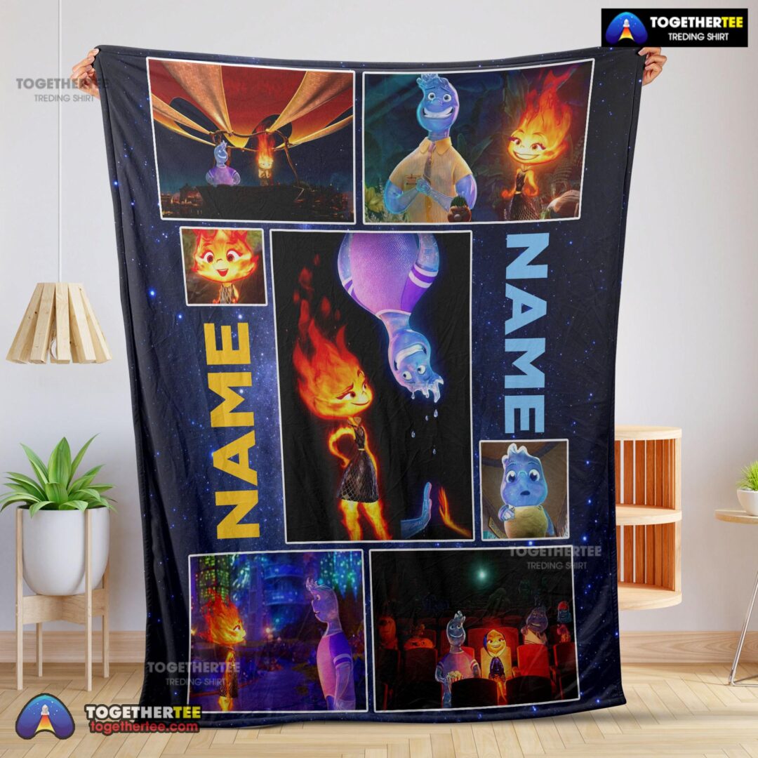 Official Disney Cartoon Elemental Blanket Fleece Customized Blanket