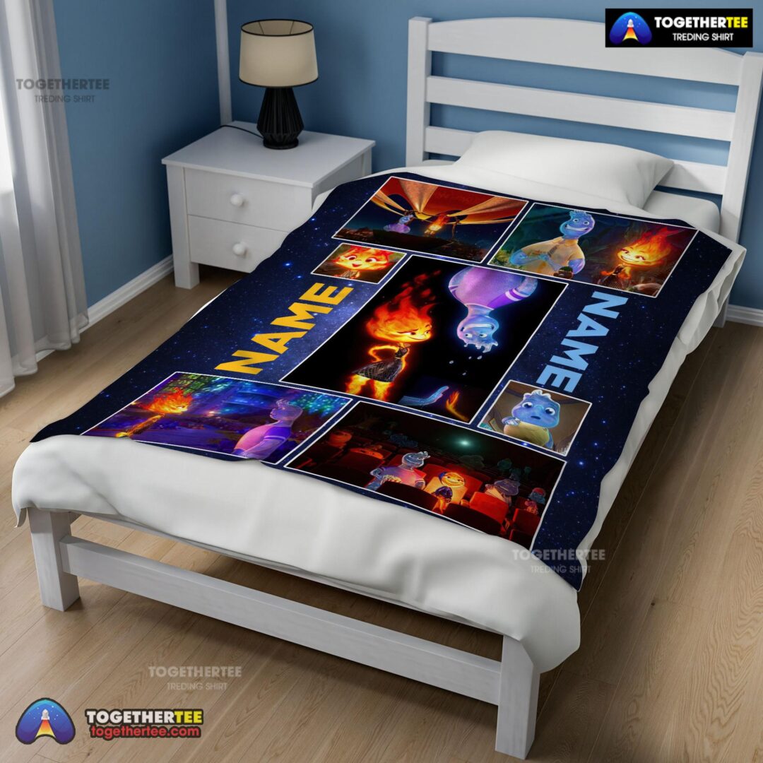Official Disney Cartoon Elemental Blanket Fleece Customized Blanket