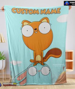 Official Disney Cartoon Kiff Blanket Fleece Customized Blanket