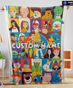 Official Disney Cartoon Toy Story Velveteen Cute Blanket Fleece Customized Blanket