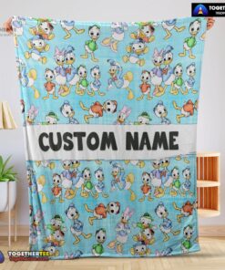 Official Disney Donald Duck Daisy Huey Dewey Louie Blanket Fleece Customized Blanket