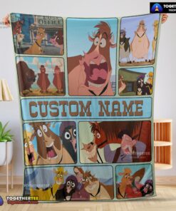 Official Disney Home On The Range Poster Blanket Fleece Customized Blanket