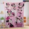 Official Disney Minnie Mouse And Friends Minnie Mouse Moods Blanket Customize Blanket