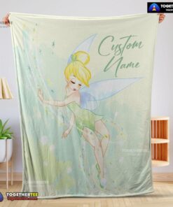 Official Disney Peter Pan Tinker Bell Blanket Fleece Customized Blanket