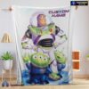 Official Disney Pixar Buzz Lightyear And The Little Green Men Fleece Customized Blanket