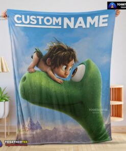 Official Disney Pixar The Good Dinosaur Poster Blanket Fleece Customized Blanket