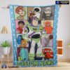 Official Disney Pixar Toy Story Buzz Lightyear With Friends Blanket Fleece Customized Blanket