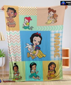 Official Disney Princess Baby Princess Blanket Fleece Customized Blanket