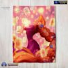 Official Disney Tangled Rapunzel Lanterns Of Light Blanket Fleece Customized Blanket