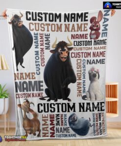 Official Ferdinand The Bull And Friends Blanket Fleece Customized Blanket