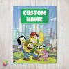 Official Happy Disney Big City Greens Family Cartoon Blanket Fleece Customized Blanket