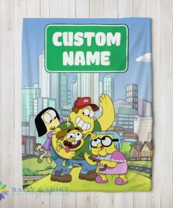 Official Happy Disney Big City Greens Family Cartoon Blanket Fleece Customized Blanket