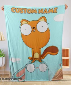 Official Hot Disney Cartoon Kiff Blanket Fleece Customized Blanket