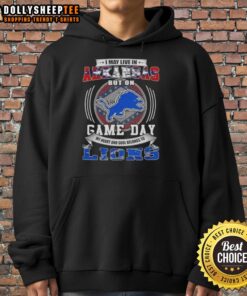Alt Text: Detroit Lions football hoodie for game day, perfect for fans in Arkansas and beyond.