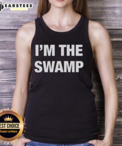 Official I'm The Swamp tank top featuring a stylish design perfect for casual wear and outdoor adventures.
