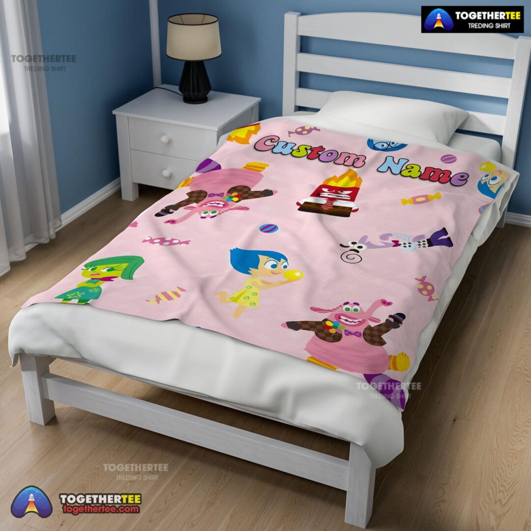 Official Inside Oute Cute Blanket Fleece Customized Blanket