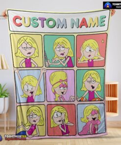 Official Lizzie McGuire Cartoon Character Blanket Fleece Customized Blanket