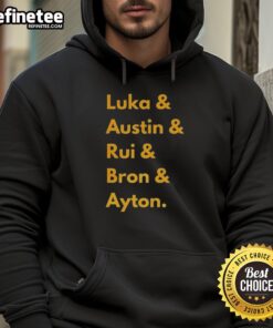 Alt Text: Official Los Angeles Lakers 2025 Line Up Name Hoodie in black, featuring player names and team logo.