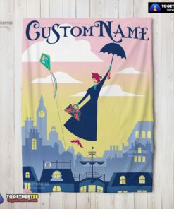 Official Mary Poppins Returns Holiday Blanket Fleece Customized Blanket