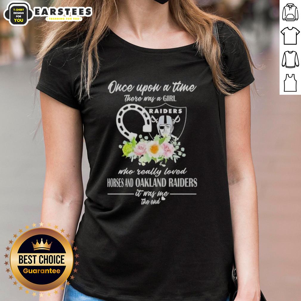 official-once-upon-a-time-there-was-a-girl-who-really-loved-horses-and-las-vegas-raiders-it-was-me-the-end-ladies-tee Alt Text: Official Once Upon A Time There Was A Girl Who Loved Horses and Las Vegas Raiders Ladies Tee design.