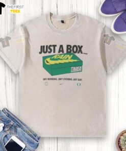 Official Oregon Ducks Box Of Rain Just A Box Any T-Shirt - Image 6