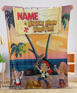 Official Perfect Jake And The Never Land Pirates Blanket Fleece Customized Blanket