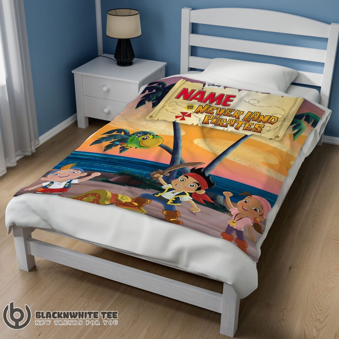 Official Perfect Jake And The Never Land Pirates Blanket Fleece Customized Blanket-mk-01 (2)