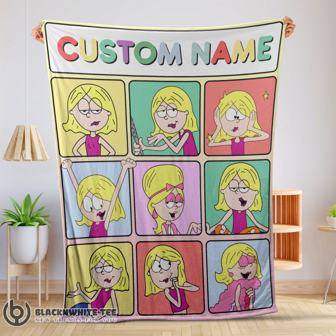 Official Perfect Lizzie McGuire Cartoon Character Blanket Fleece Customized Blanket-mk-01 (1)