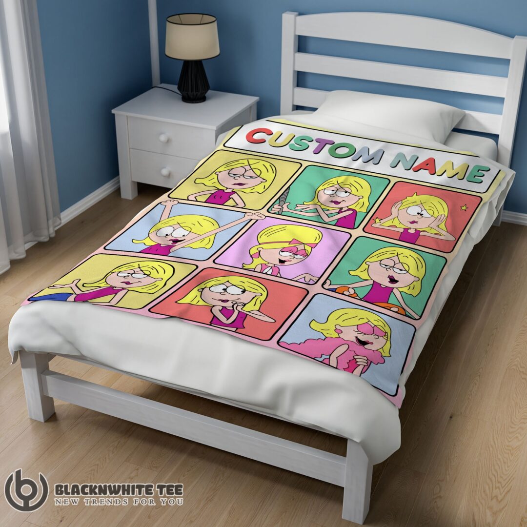 Official Perfect Lizzie McGuire Cartoon Character Blanket Fleece Customized Blanket-mk-01 (2)