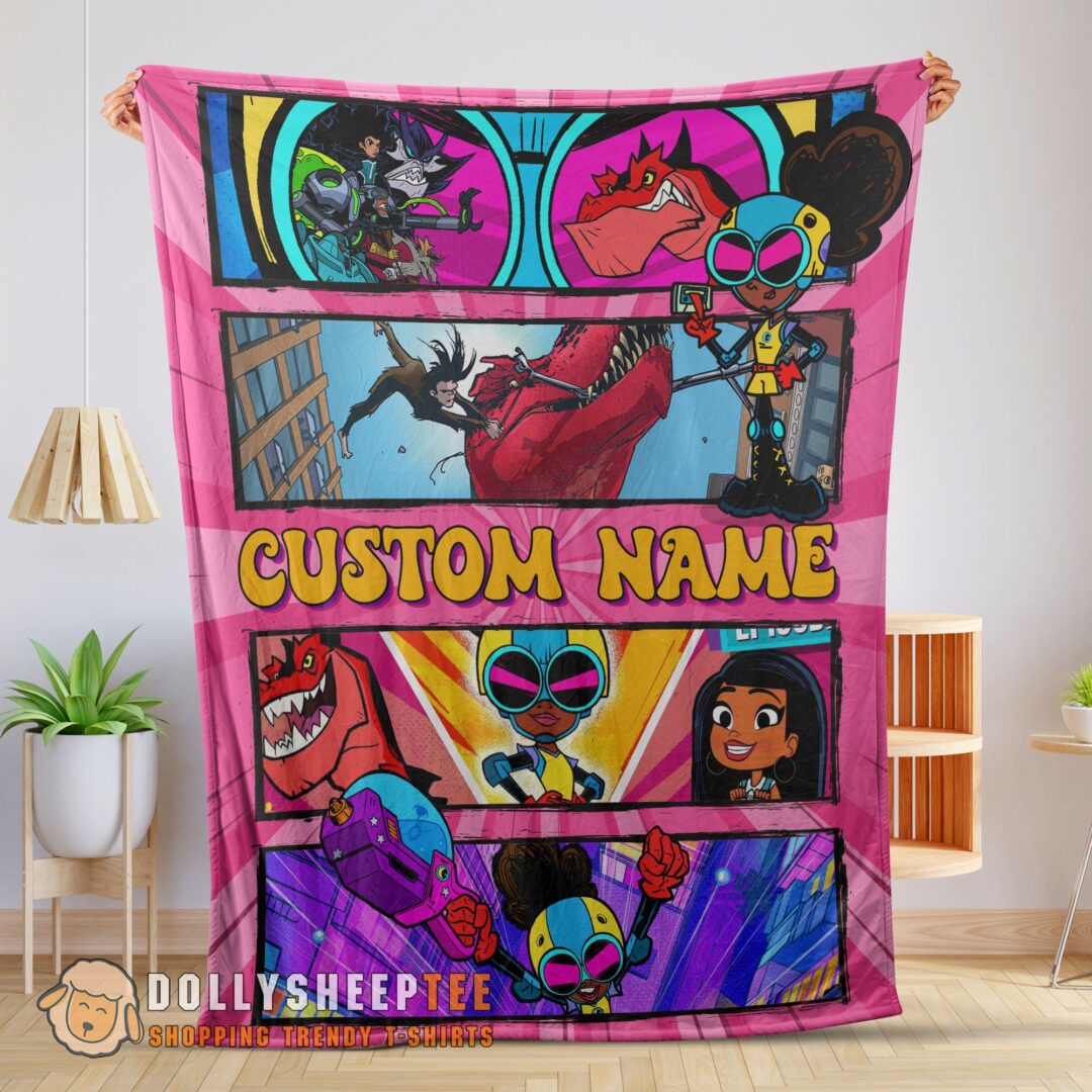 Official Perfect Prehistoric Adventure Girl Warrior Blanket Customize Blanket