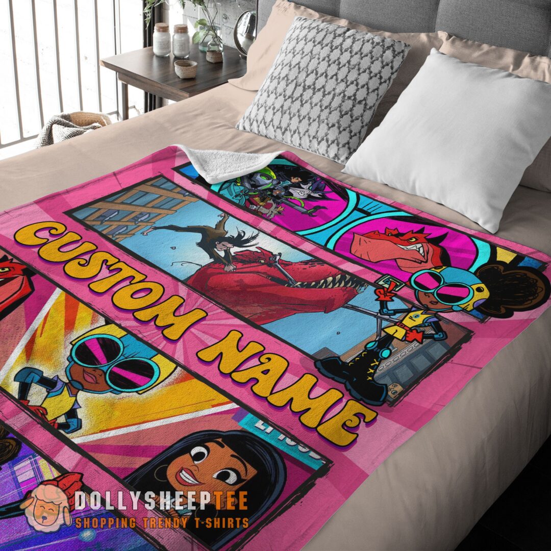 Official Perfect Prehistoric Adventure Girl Warrior Blanket Customize Blanket