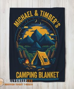 Official Perfect Pretty Vintage Camping Blanket Fleece Customized Blanket