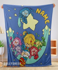 Official Perfect Rainbow Brite Sleeping On The Star Blanket Fleece Customized Blanket