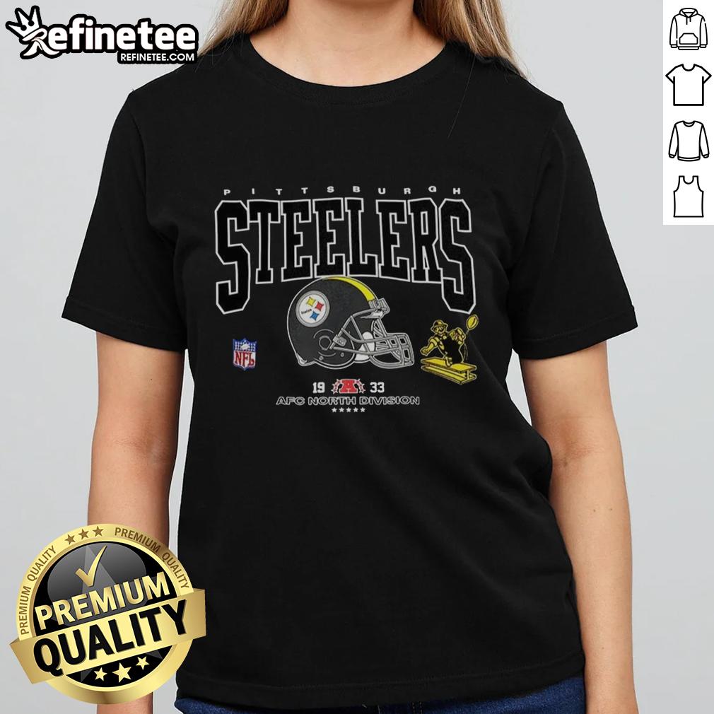 official-pittsburgh-steelers-football-afc-north-division-est-1933-logo-ladies-tee Alt Text: Official Pittsburgh Steelers Football AFC North Division logo on a stylish ladies tee, established in 1933.