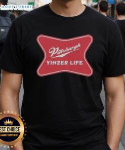 Official Pittsburgh Yinzer Life T-Shirt featuring 'The Champagne Of Cities' slogan, perfect for proud Pittsburgh fans.