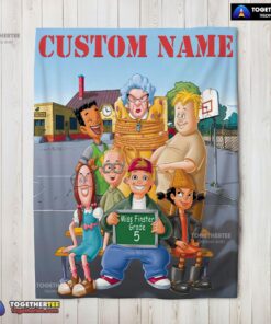 Official Recess Cartoon Miss Finster Grade 5 Blanket Fleece Customized Blanket