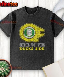 Official Star Wars Come to the Oregon Ducks Side washed t-shirt featuring vibrant graphics and comfortable fit for fans.