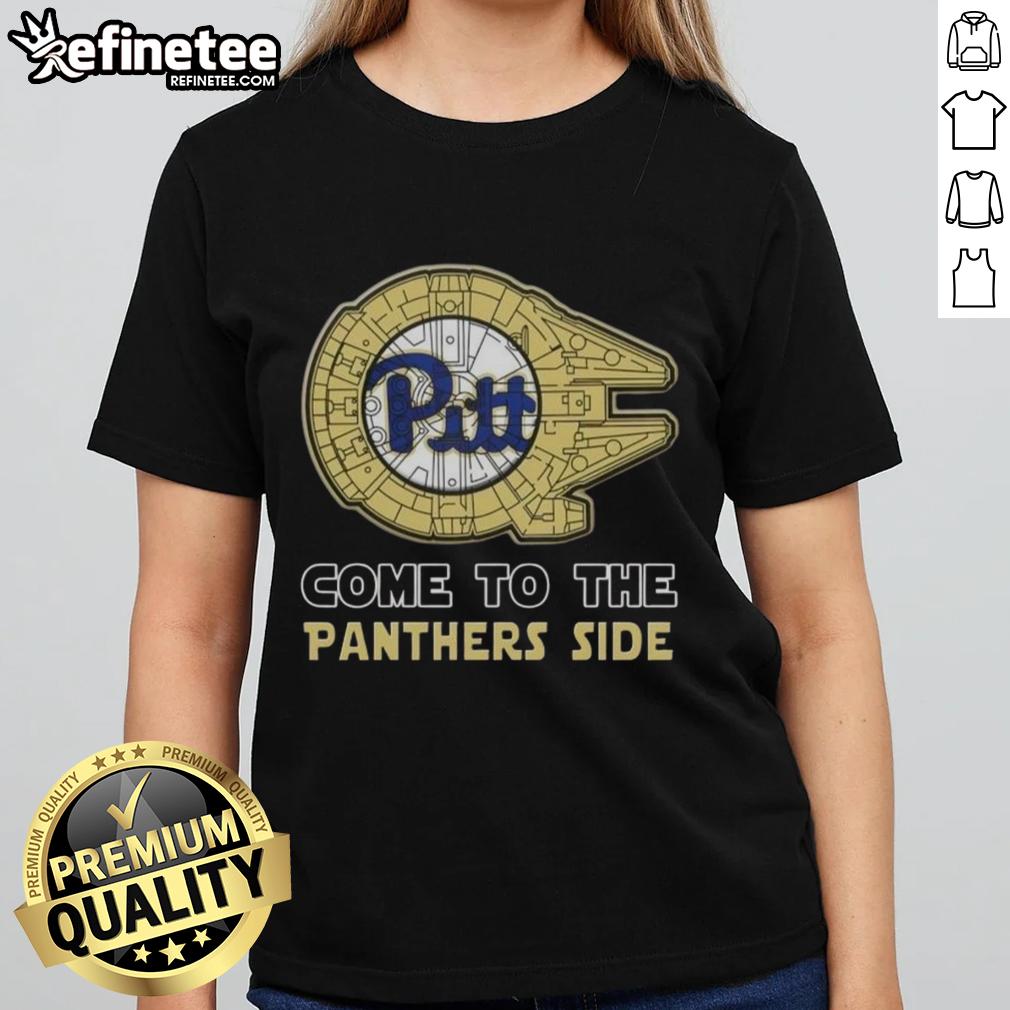 official-star-wars-come-to-the-pittsburgh-panthers-side-ladies-tee Official Star Wars Come to the Pittsburgh Panthers Side Ladies Tee featuring a stylish design for fans.