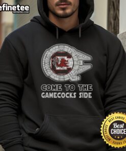 Official Star Wars South Carolina Gamecocks side hoodie featuring unique design and team colors for fans.