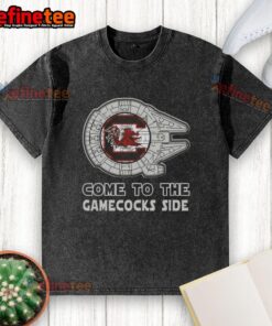 Official Star Wars Come To The South Carolina Gamecocks Side Washed T-Shirt featuring a unique design and vibrant colors.