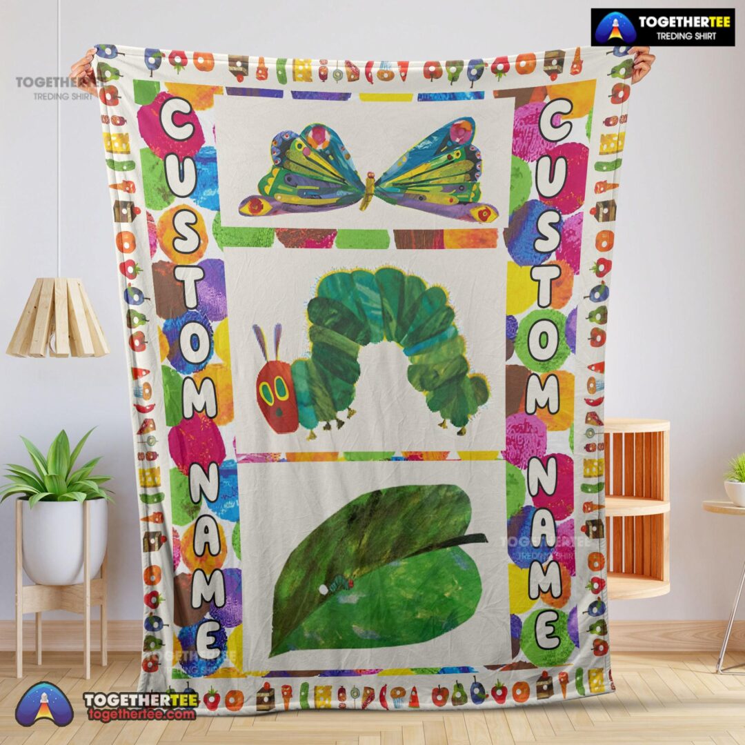 Official The Very Hungry Caterpillar Blanket Fleece Customized Blanket