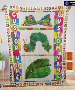 Official The Very Hungry Caterpillar Blanket Fleece Customized Blanket