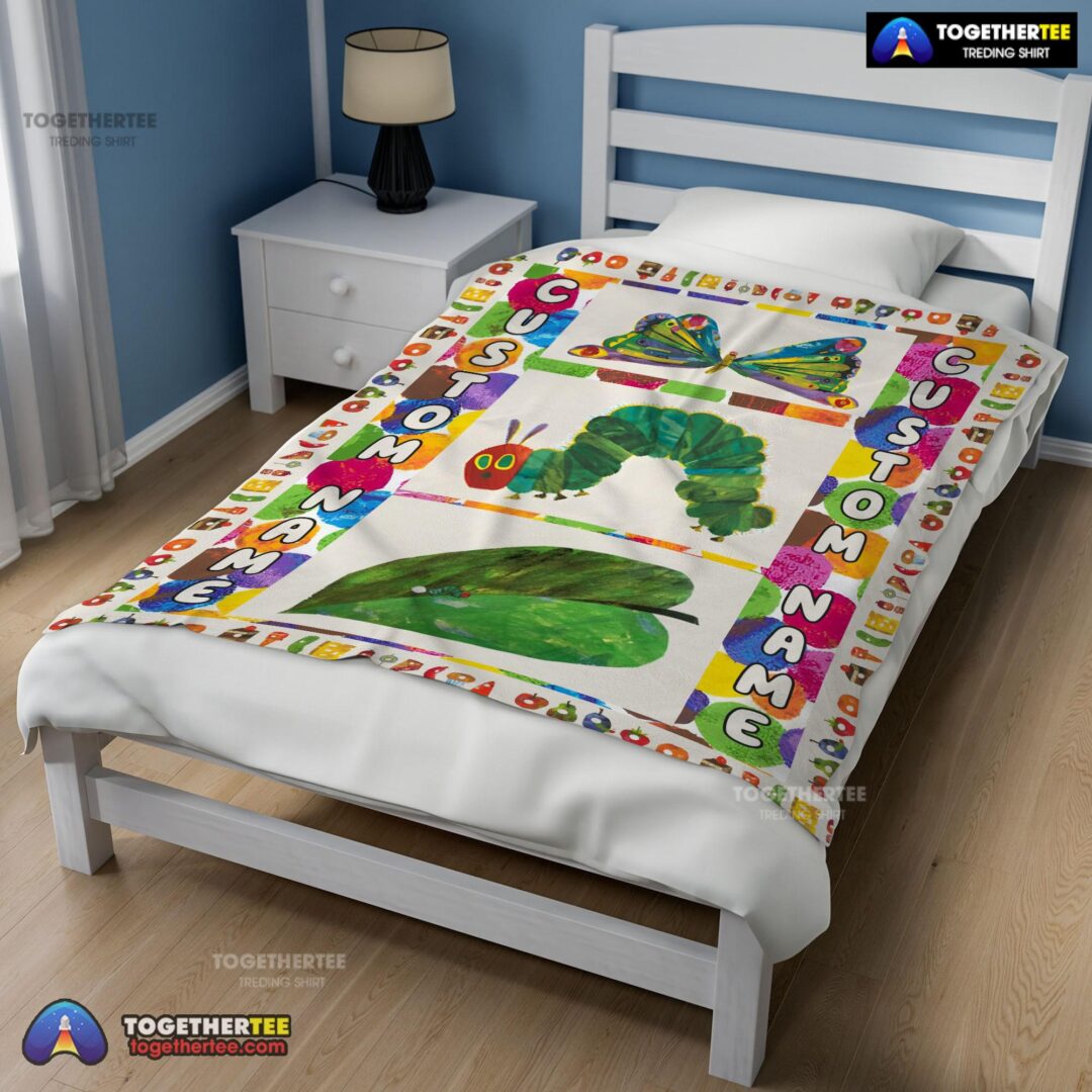 Official The Very Hungry Caterpillar Blanket Fleece Customized Blanket