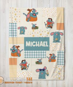 Official Top Nice Ratatouille Tutter Mood Patchwork Blanket Fleece Customized Blanket