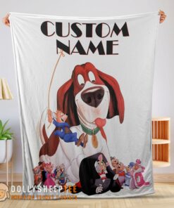 Official Top Personalized The Great Mouse Detective With Friends Blanket Fleece Customized Blanket