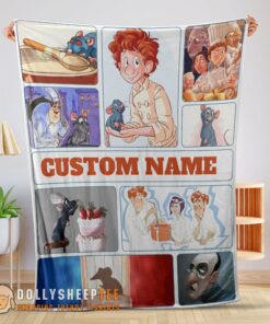 Official Top Pixar Ratatouille Linguini And Remy With Friends Blanket Fleece Customized Blanket